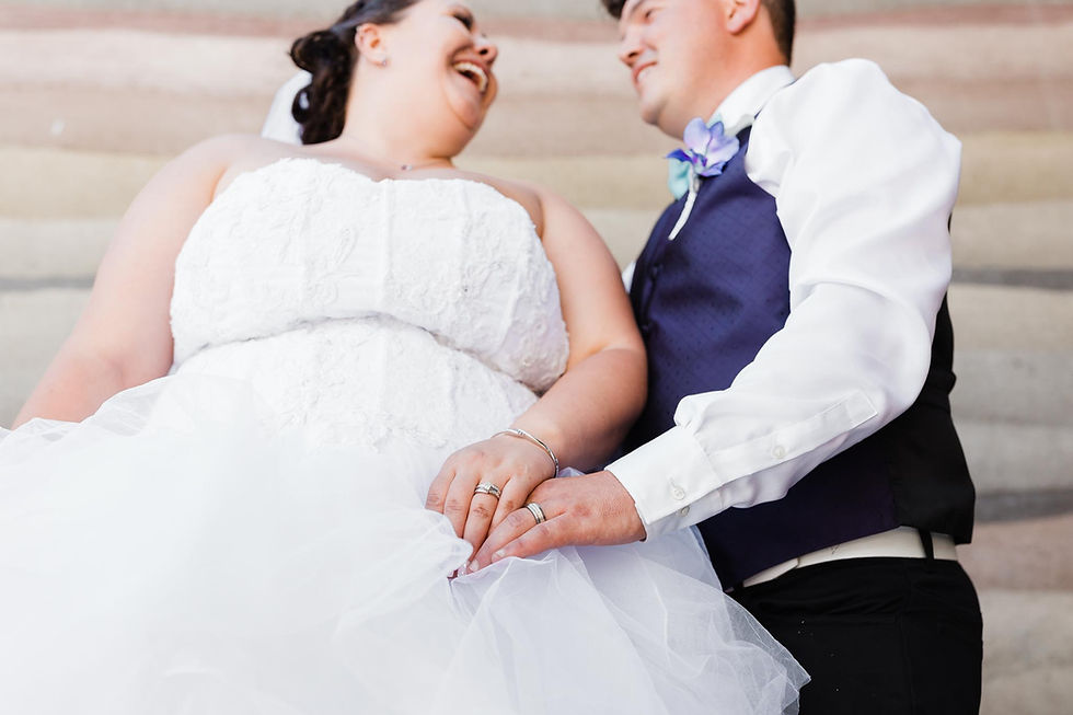 Smiling Wedding Portraits