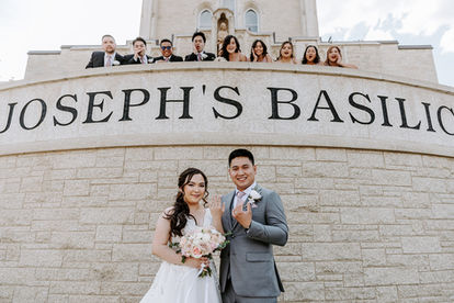 Saint Joseph's Basilica Wedding Photo