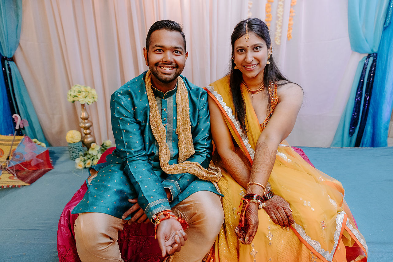 Bride and Groom Hindu Wedding In Edmonton
