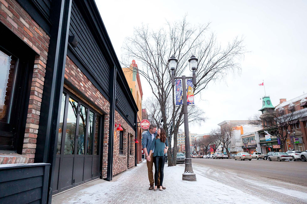 Whyte Ave Engagement Session