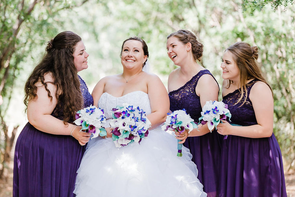 Wedding Party Laughing
