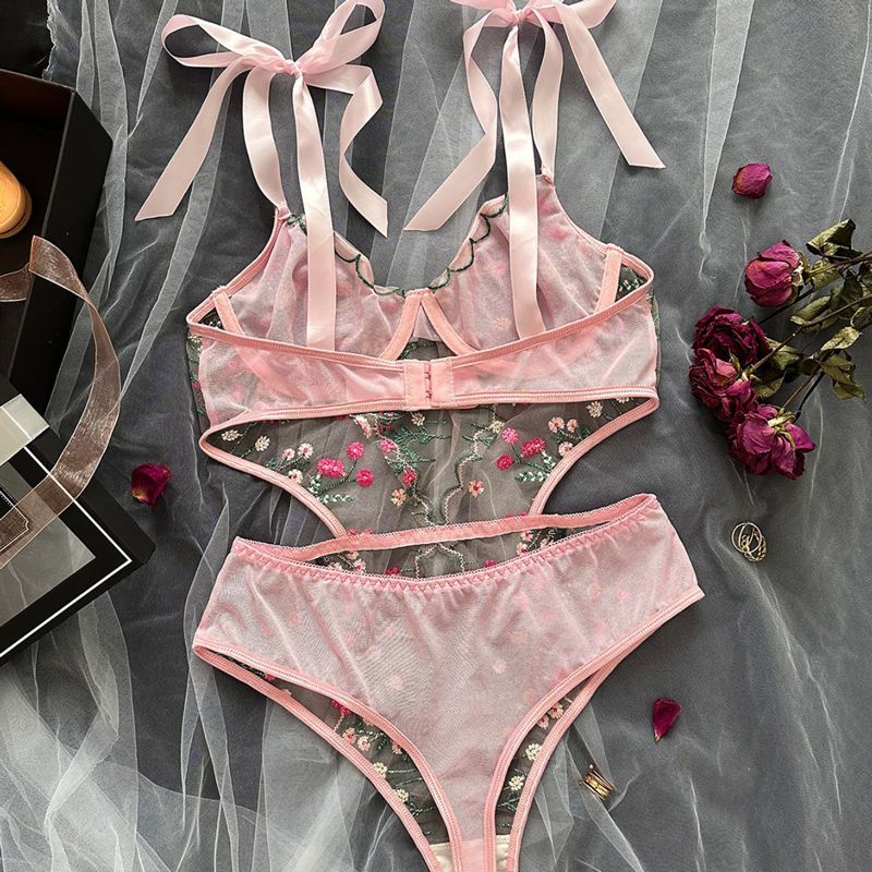 Lingerie for Ladies Bra and Panties Sets Lingeries for Woman Set Sexy Wear Set W