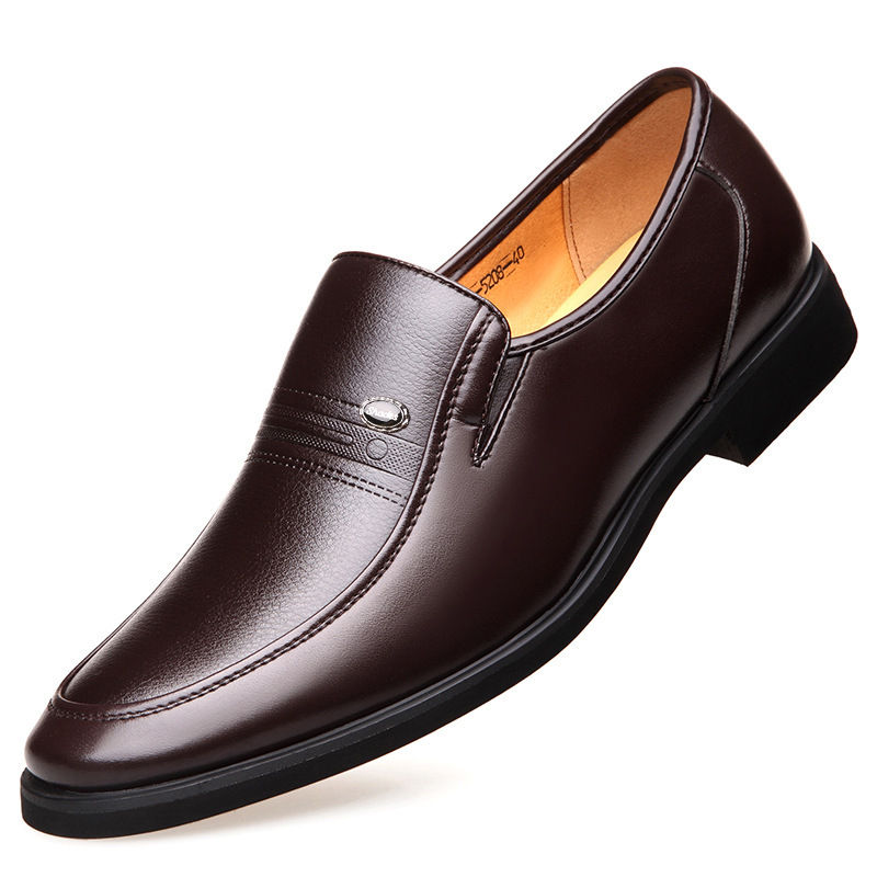 Black Big Size Men's Dress Shoes Spring Autumn New Designer Wedding Shoes for Me