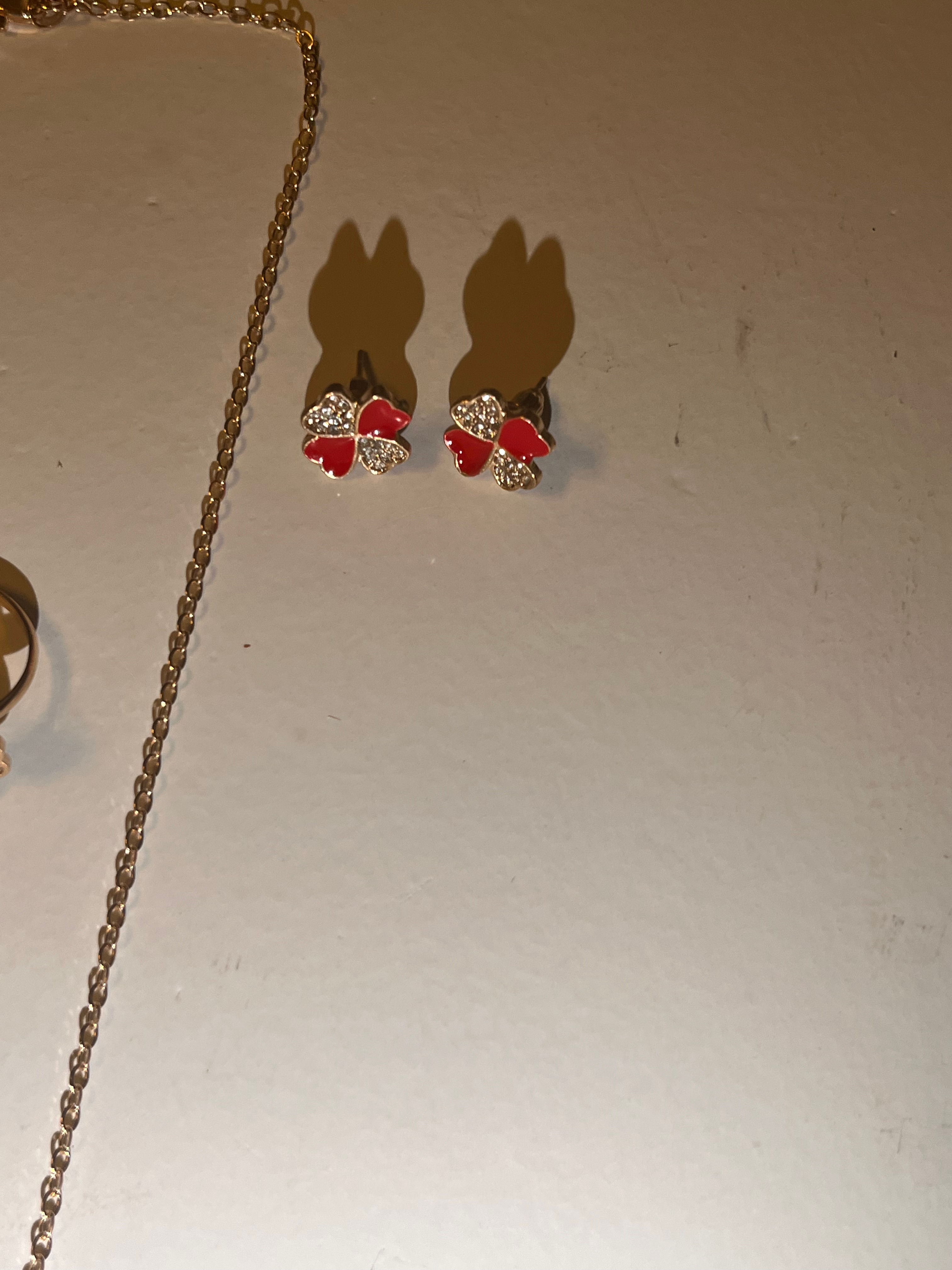 Four Leaf Clover Jewelry Set