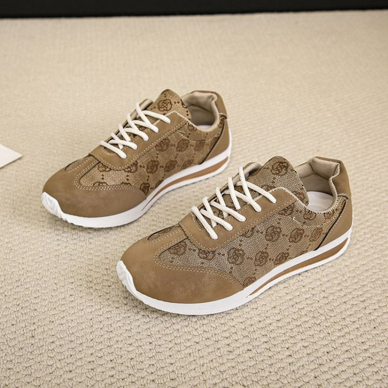 Women's Fashion Lace up Casual Shoes Soft Sole Comfortable Breathable Daily Walk