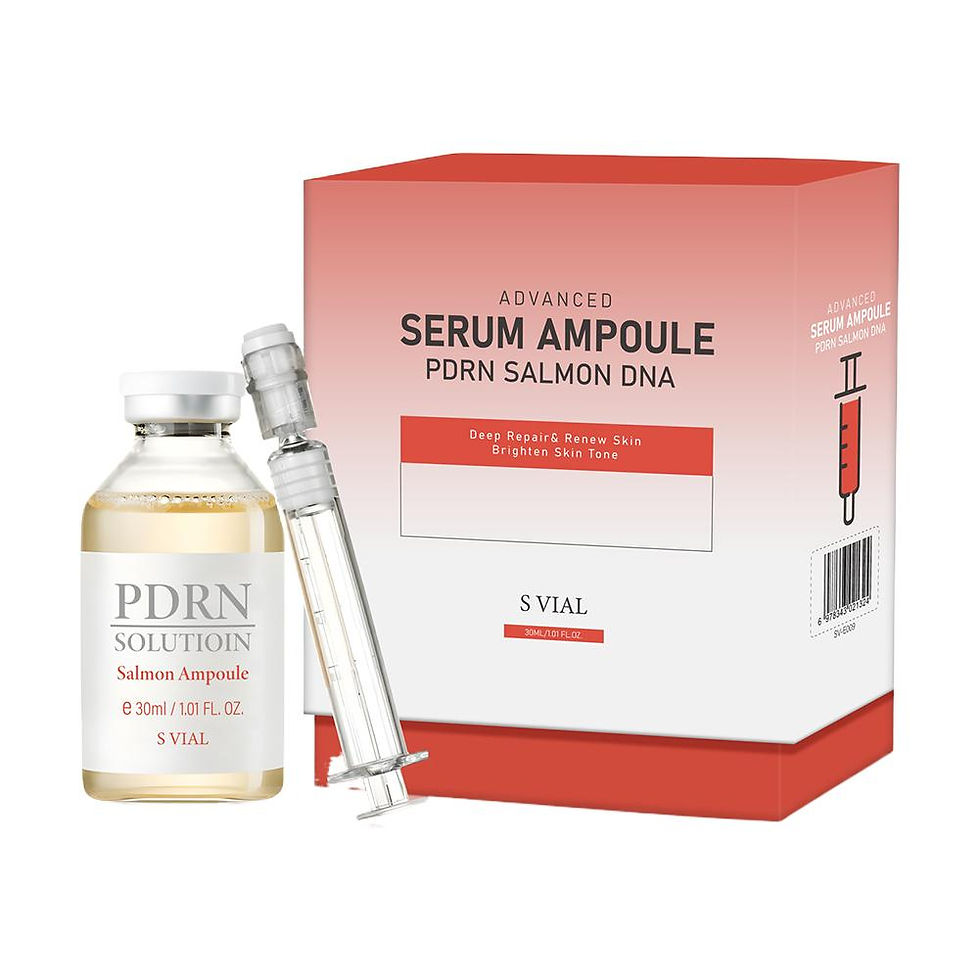 Thumbnail: Facial Essence Salmon Ampoule Serum Firming Cream Anti-Wrinkle Fade Lines Repair