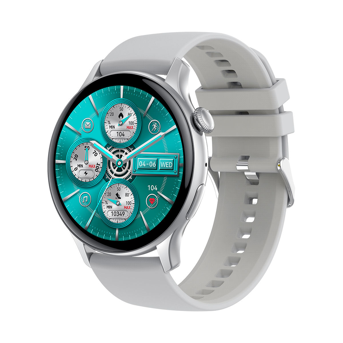 HYX Newest 2024 1.43 Inch AMOLED Screen NFC HK85 Smart Watch Men Women Heart Rat