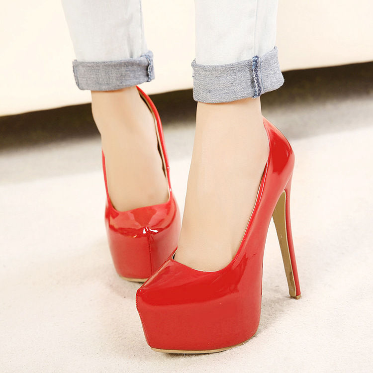 Ladies Sexy Elegant Temperament Womens Shoes Fashion New Waterproof Platform Hig