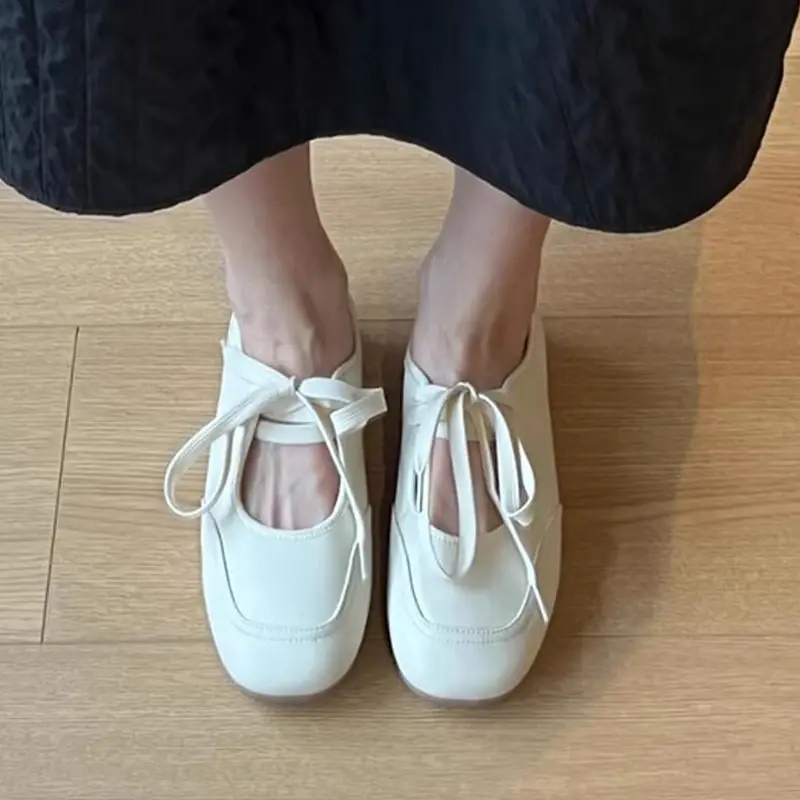 Women's Flats Loafers Shoes Fashion Shallow Sneaker Casual Sandals 2025 Summer W