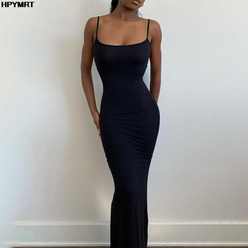 Strap Backless Long Maxi Dresses Party Club Vacation Outfits Women Sexy Casual S