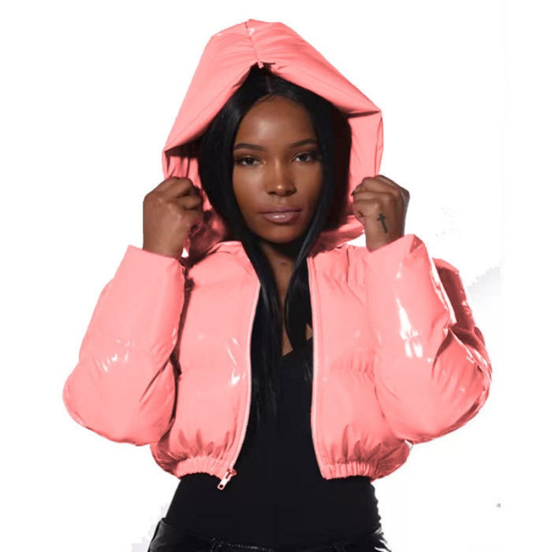 Casual Shiny Bread-Style Padded Down Jacket And Cotton-Padded Coat 2025 New Autu