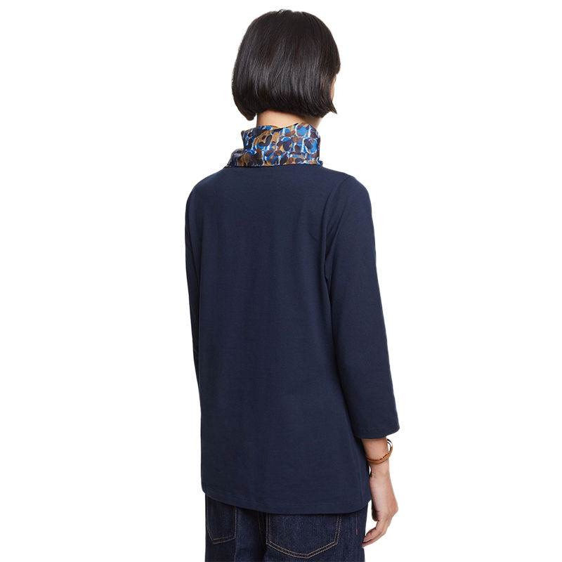 Women's Tops Long Sleeved Vintage Fashion Female Cotton Top T-Shirt Bow Design C