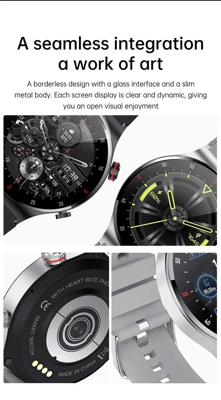 Hot Selling QW33 Reloj Intelligent Smart Watch Wireless Call Heart Rate Monitori