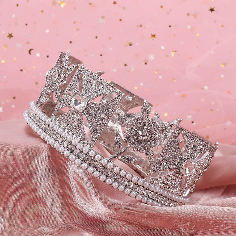 The Queen of England Bridal Crowns Bride Jewelry Tiaras Wedding Party Hair Acces