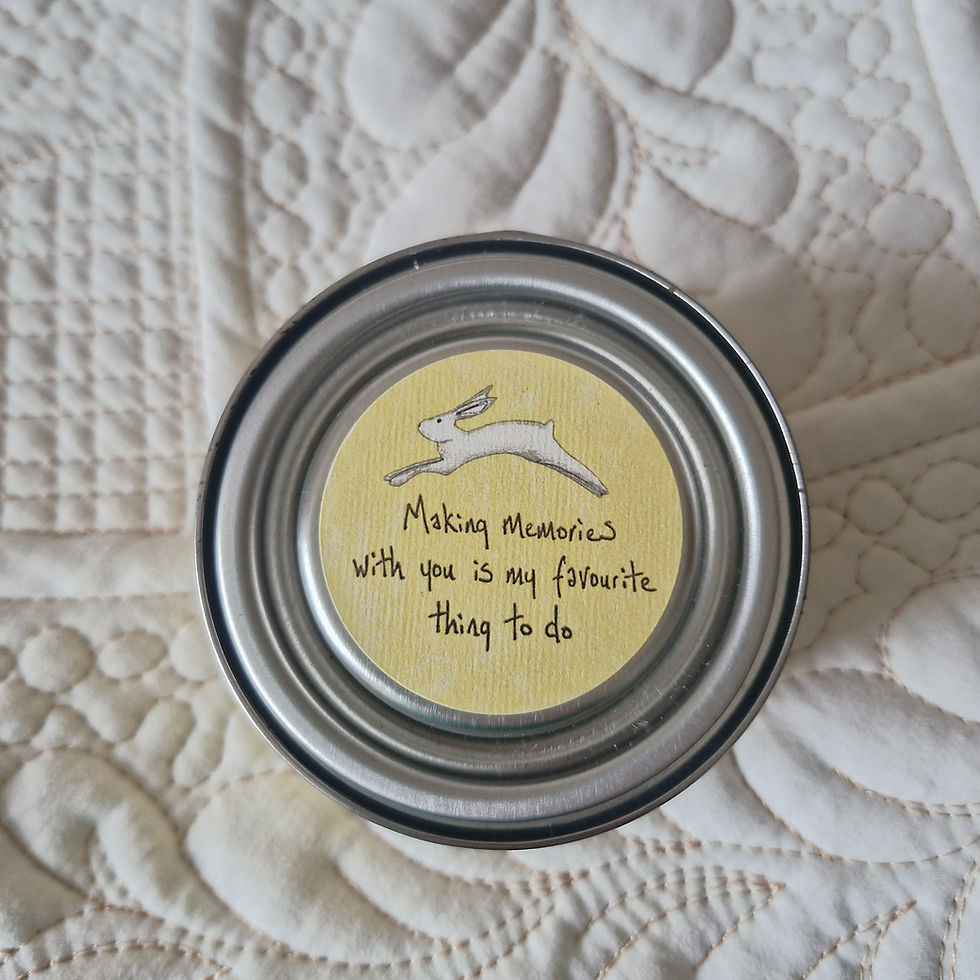 Thumbnail: Springing Hare Sentimental Candle Tin Collection