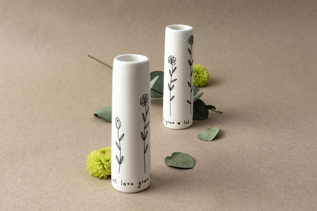 Mini Bud Vase - Let Love Grow
