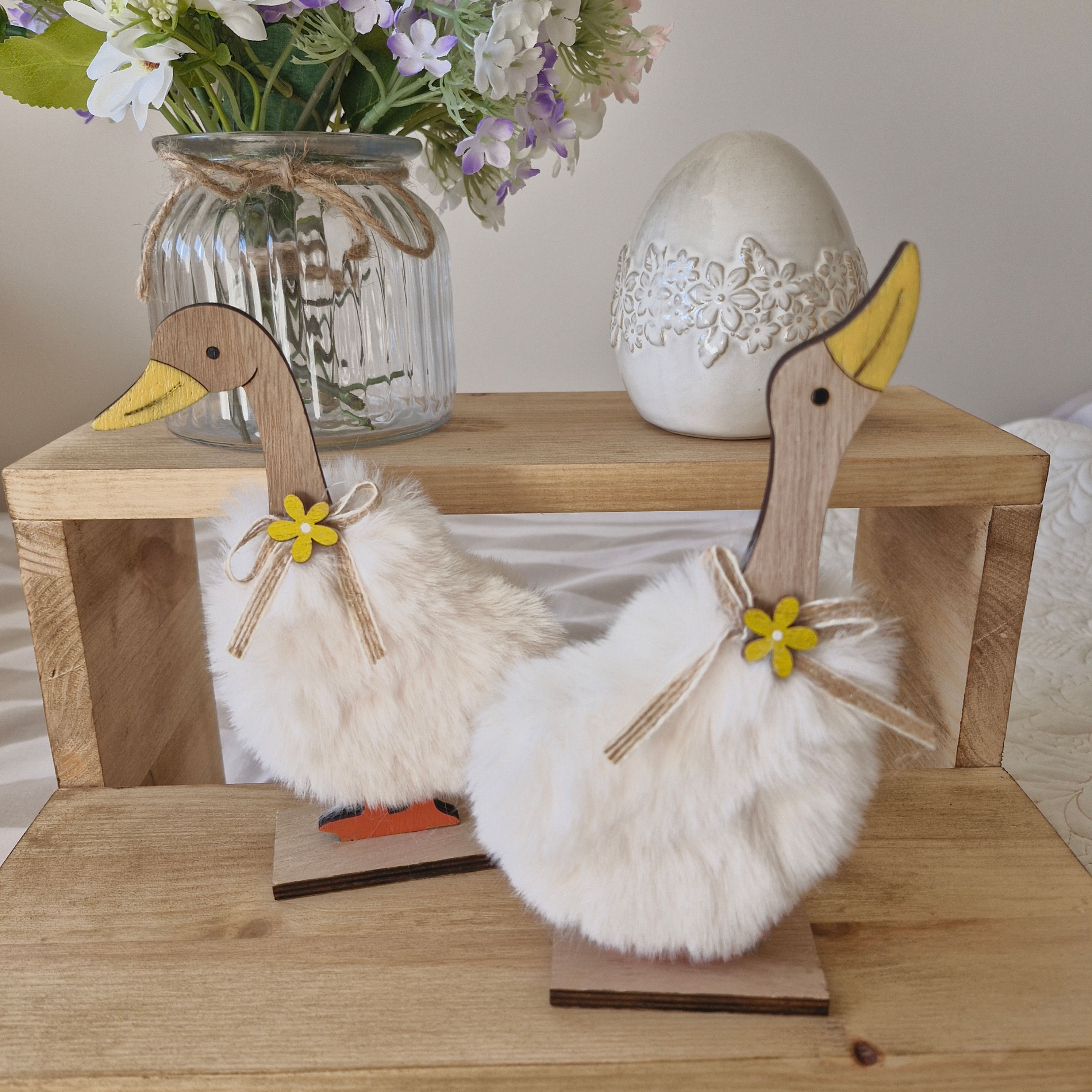 Fluffy Daisy & Dandelion Ducks