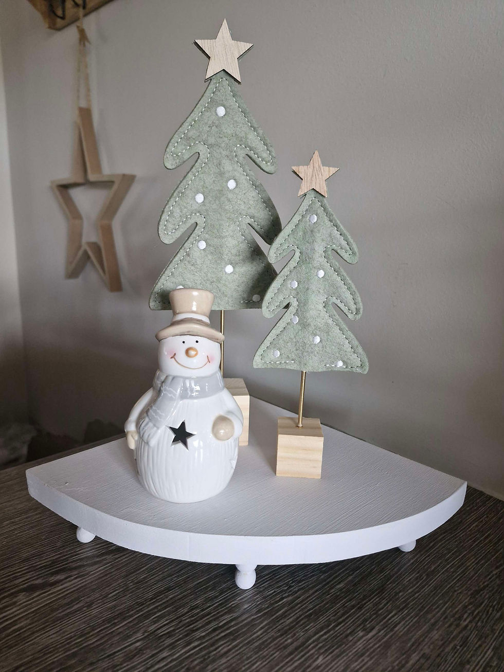 Thumbnail: White Corner Display Table