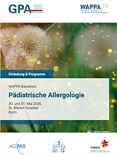 WAPPA Basiskurs Pädiatrische Allergologie (ausgebucht mit Warteliste)