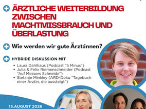 Herzliche Einladung zur Diskussion über ärztliche Weiterbildung im Rahmen unserer Klausur