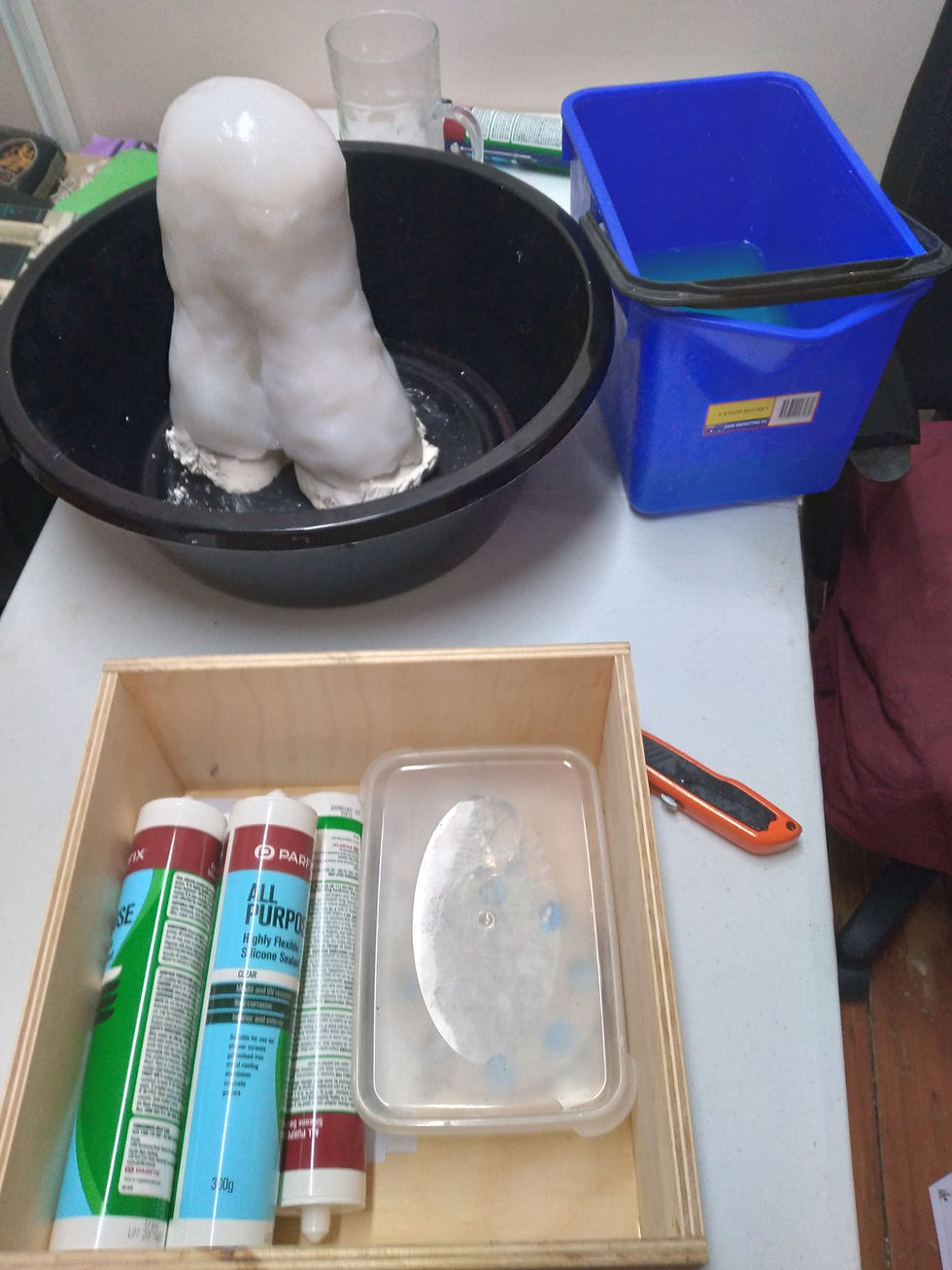 Leave the silicone to set overnight.