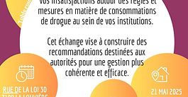 Table ronde pour les professionnels de première ligne travaillant avec un public consommateur