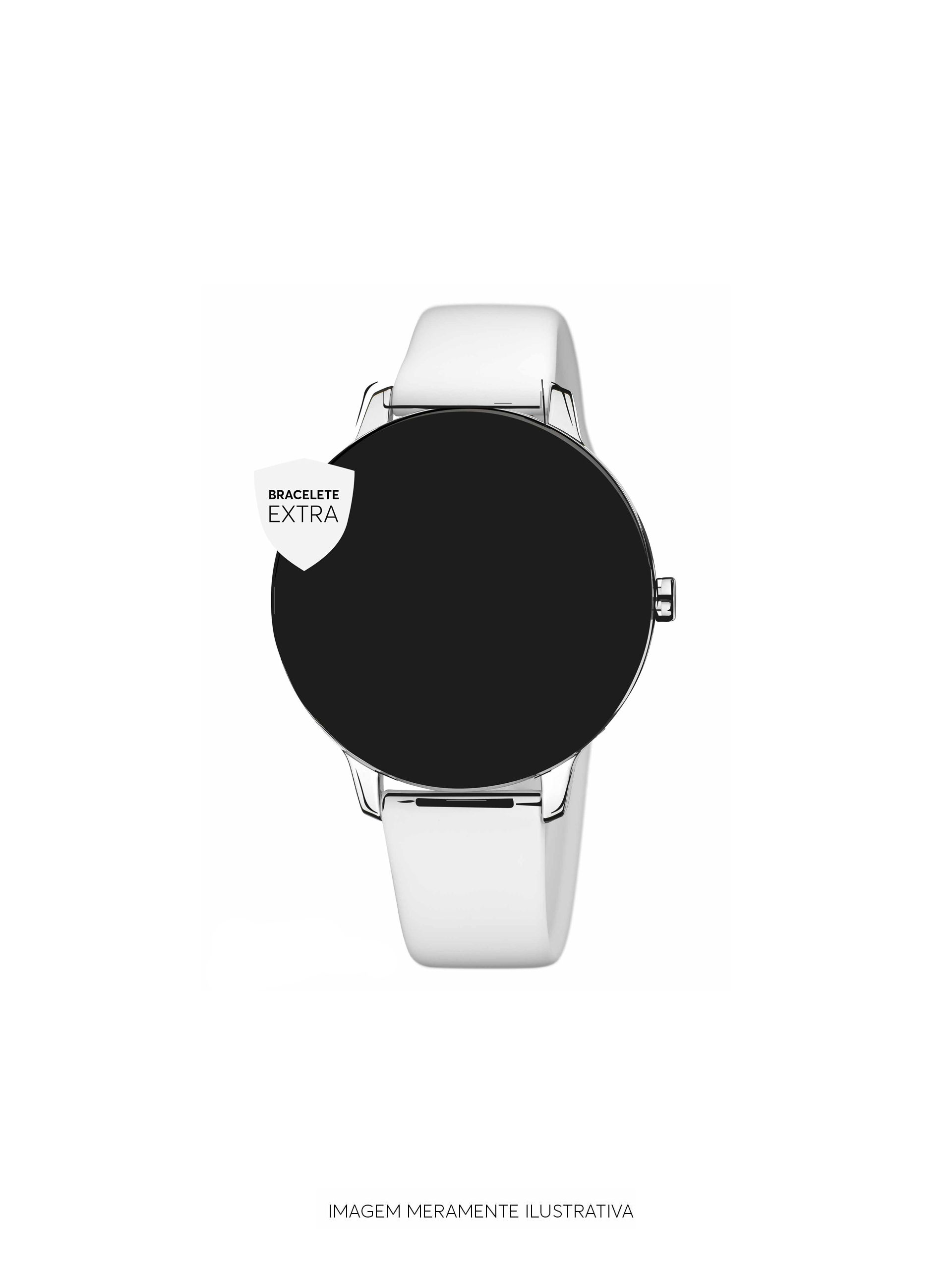 Bracelete Silicone Smartwatch One Branca