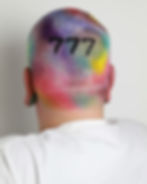 painted buzzcut