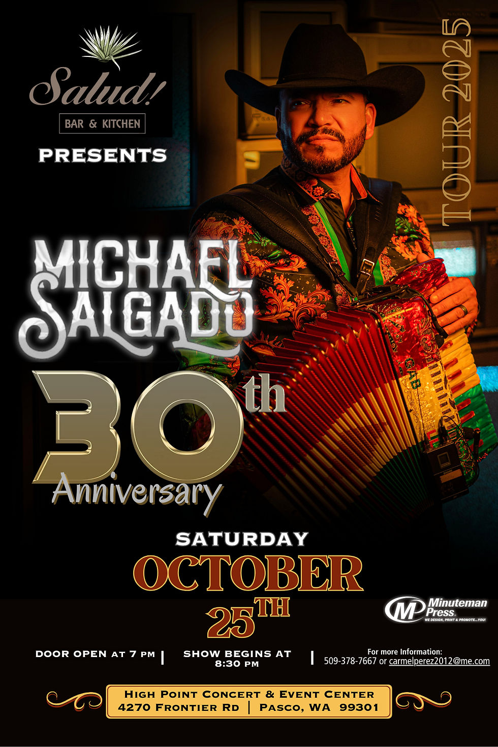 🌵 PASCO, WASHINGTON 🌵 The 30th Anniversary Tour lands on October 25th! 🚨
