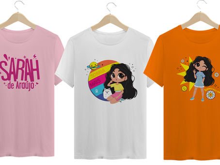 Tenha uma Camisa Exclusiva do Canal Sarah de Araújo!