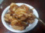 Banana Fritter with honey