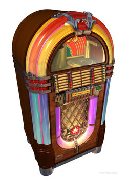 1940 Wurlitzer Jukebox 3D Model
