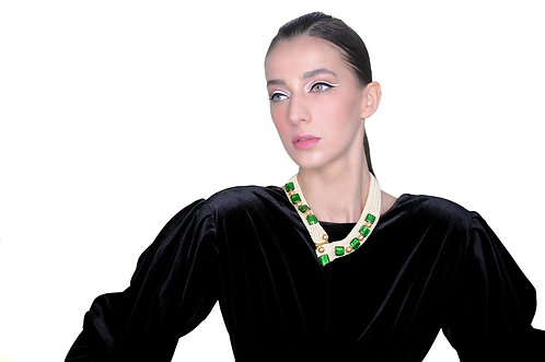 Collier collection Diamants sur Canapé