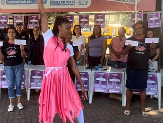 'AGOSTO LILÁS' É LEMBRADO EM EVENTO DE BARRA DO PIRAÍ