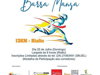 'TREINÃO BARRA MANSA' ACONTECE EM RIALTO NO DOMINGO