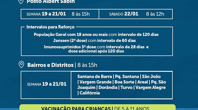 BARRA DO PIRAÍ INICIARÁ VACINAÇÃO CONTRA COVID-19 PARA CRIANÇAS NESTA QUARTA-FEIRA