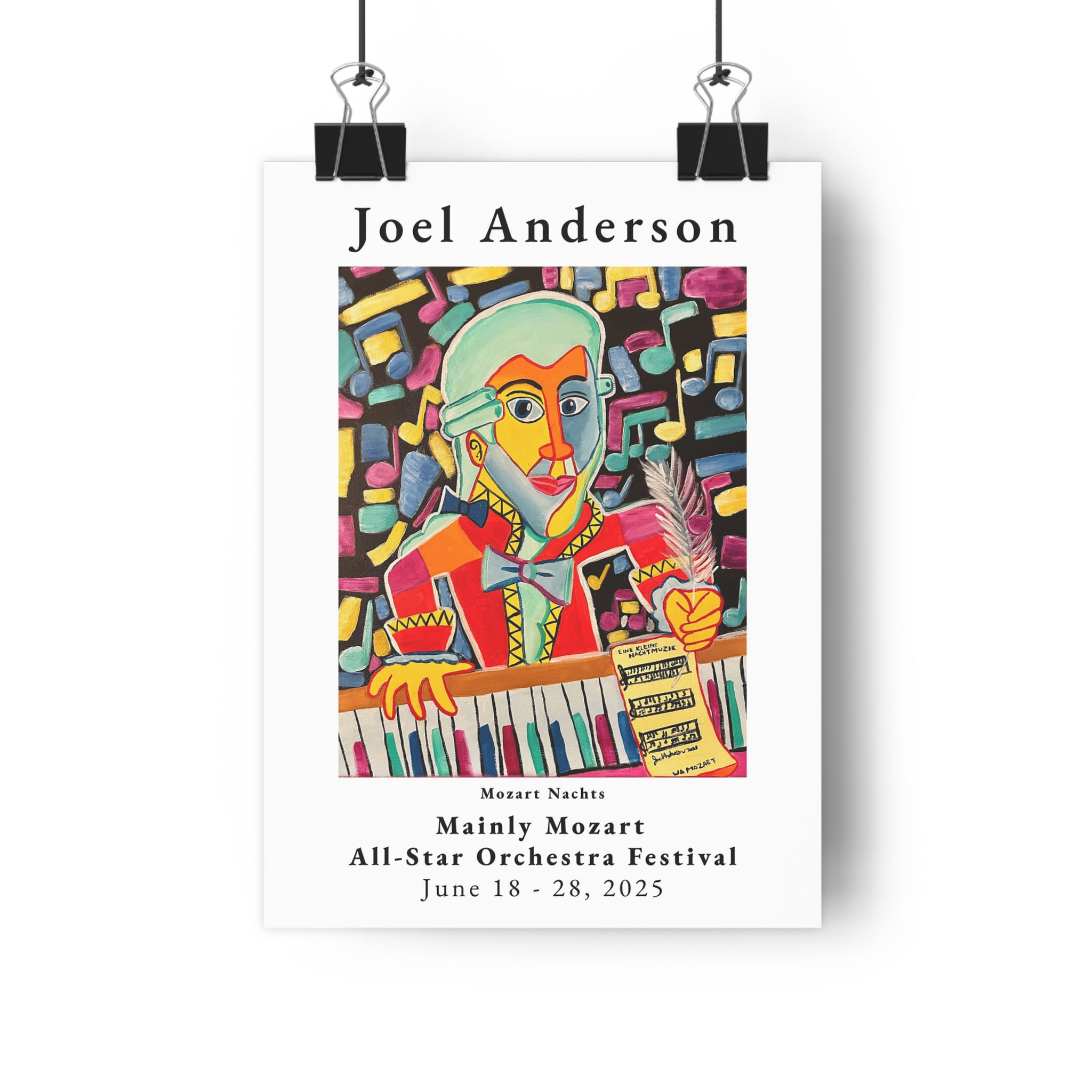 Mozart Nachts - Mainly Mozart - Museum Print - Joel Anderson