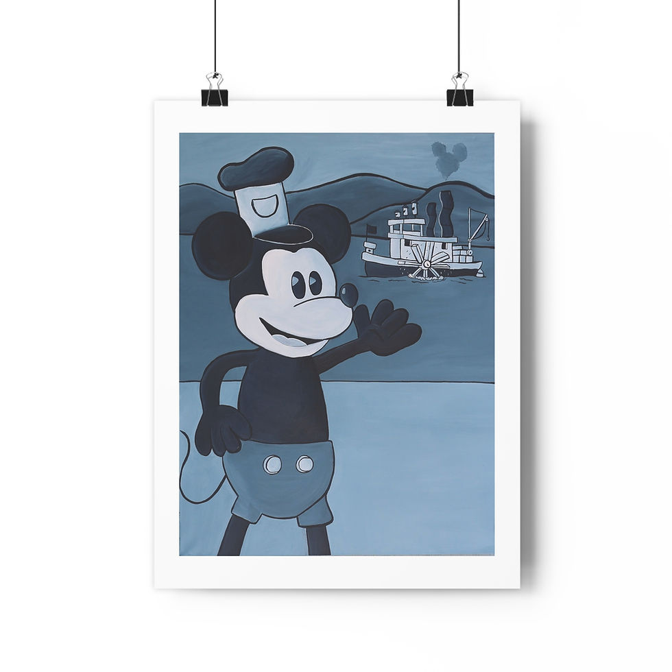 Thumbnail: Steamboat Willie - Joel Anderson - Print