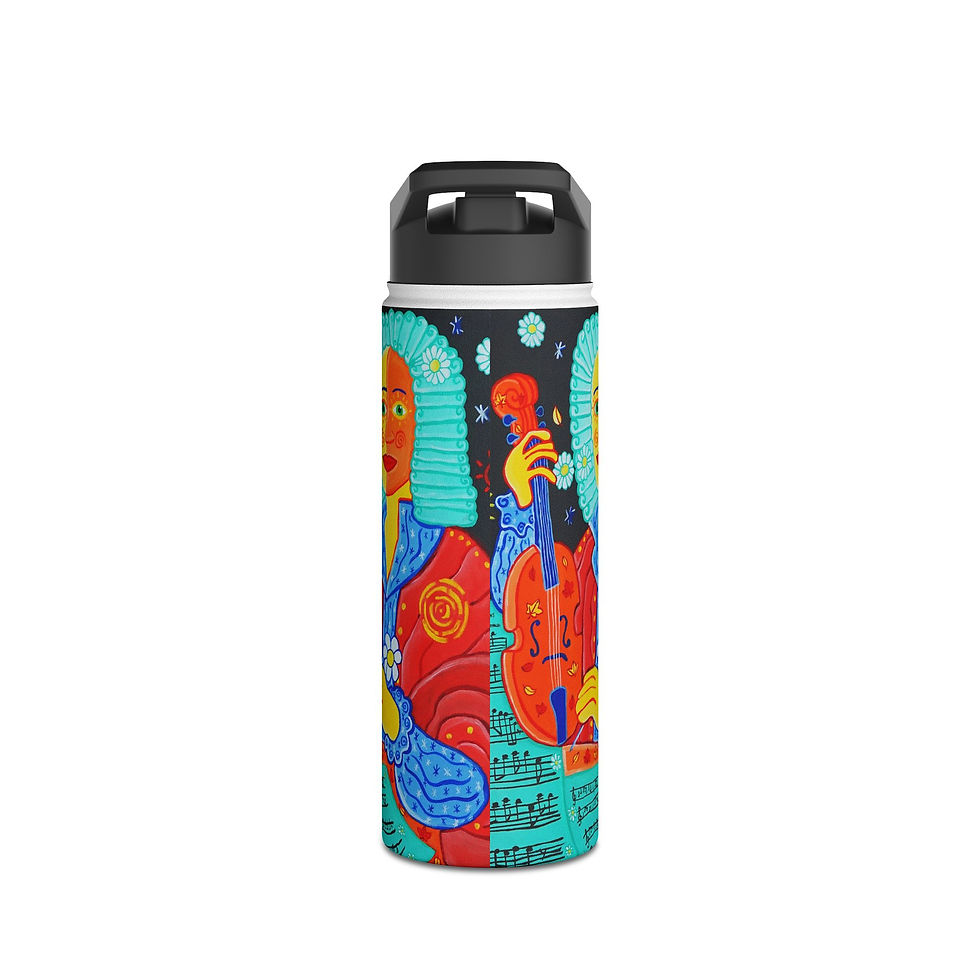 Thumbnail: Vivaldi’s Four Seasons - Stainless Steel Water Bottle, Standard Lid - 18 oz