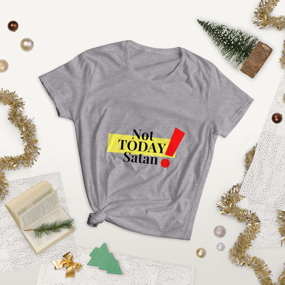 Thumbnail: Not Today Satan Women's Short Sleeve T-Shirt