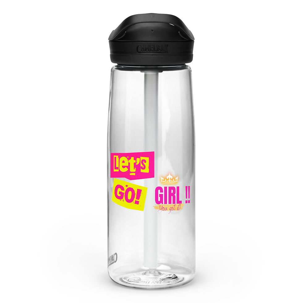 Thumbnail: Let's Go Girl Sports Water Bottle