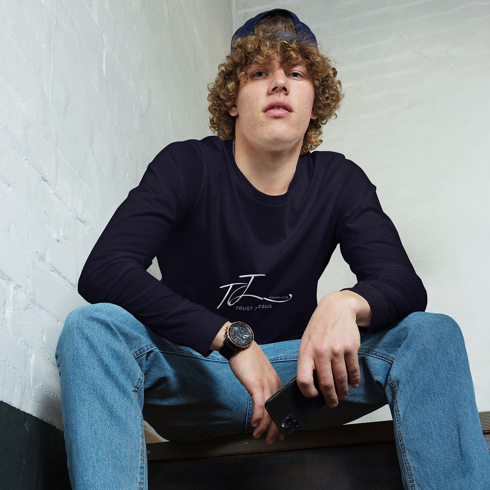 Thumbnail: Trust Jesus Unisex Long Sleeve Tee