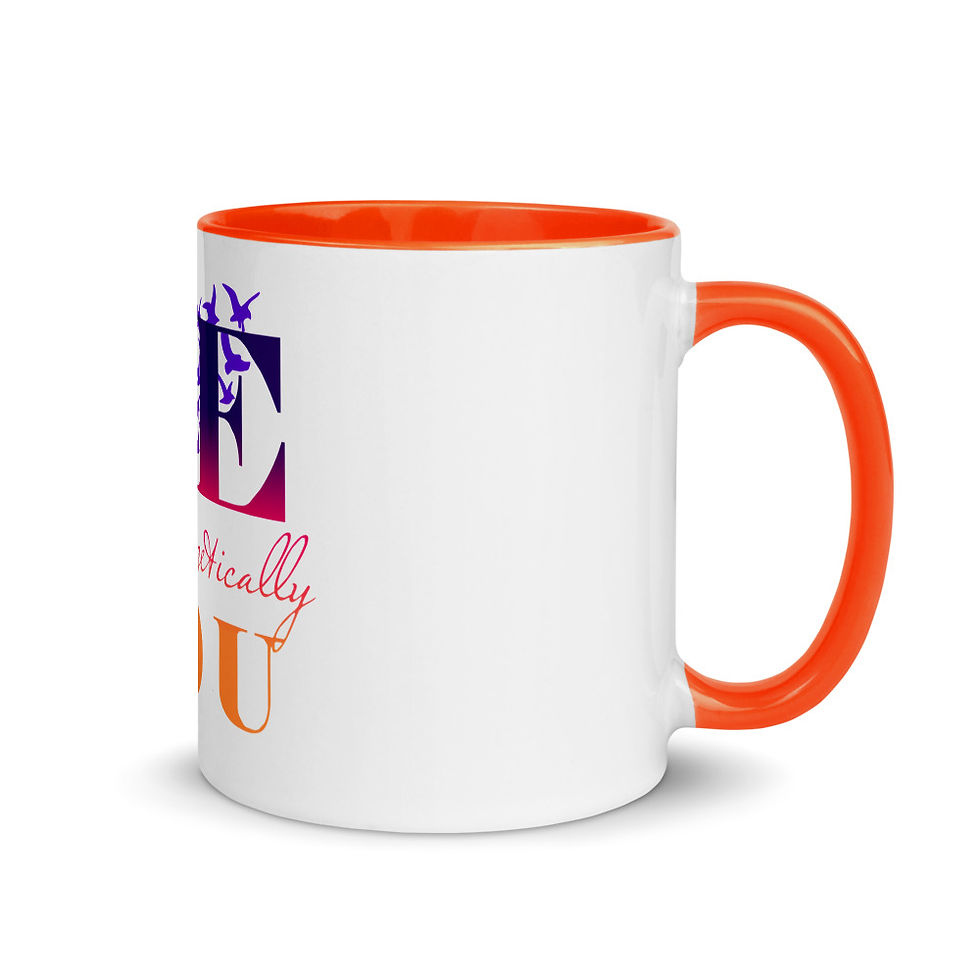 Thumbnail: Be Unapologetically You Mug with Color Inside