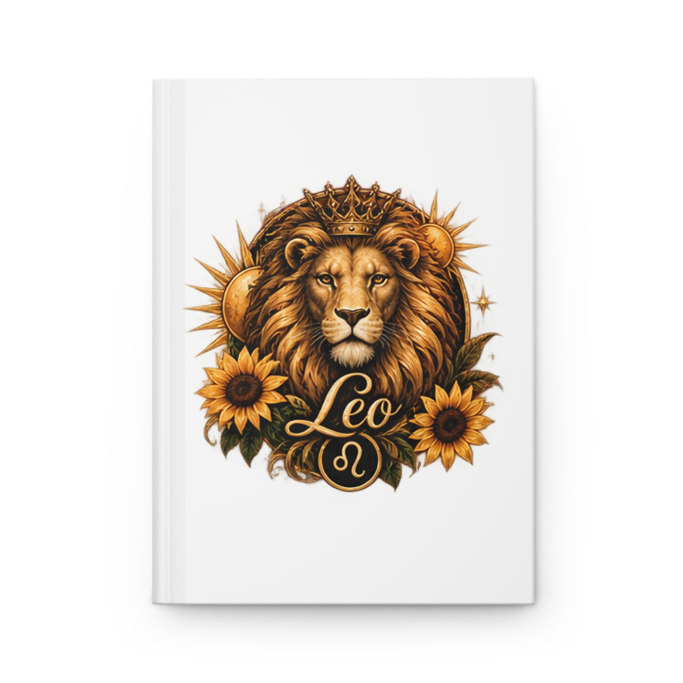 Thumbnail: Leo Manifestation Journal — Hardcover Lined Notebook