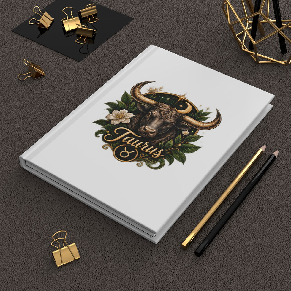 Thumbnail: Taurus Manifestation Journal — Hardcover Lined Notebook