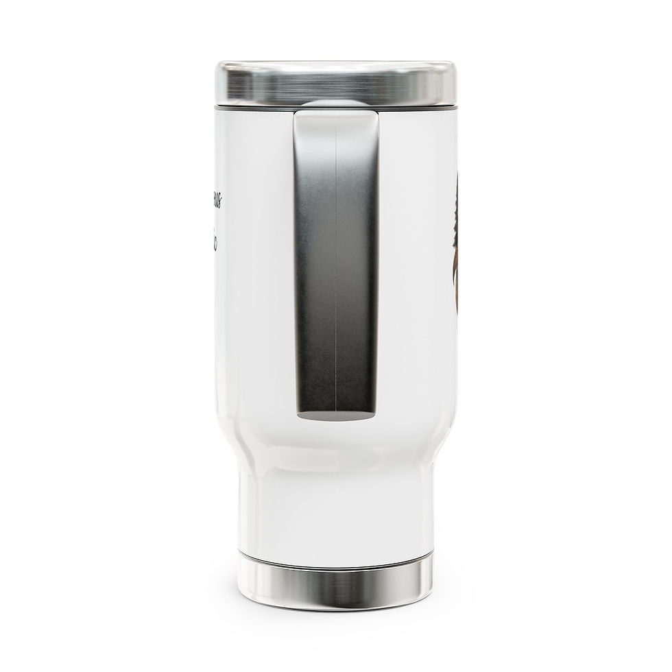 Thumbnail: Sagittarius Travel Mug — 14oz Stainless Steel Handle Mug 