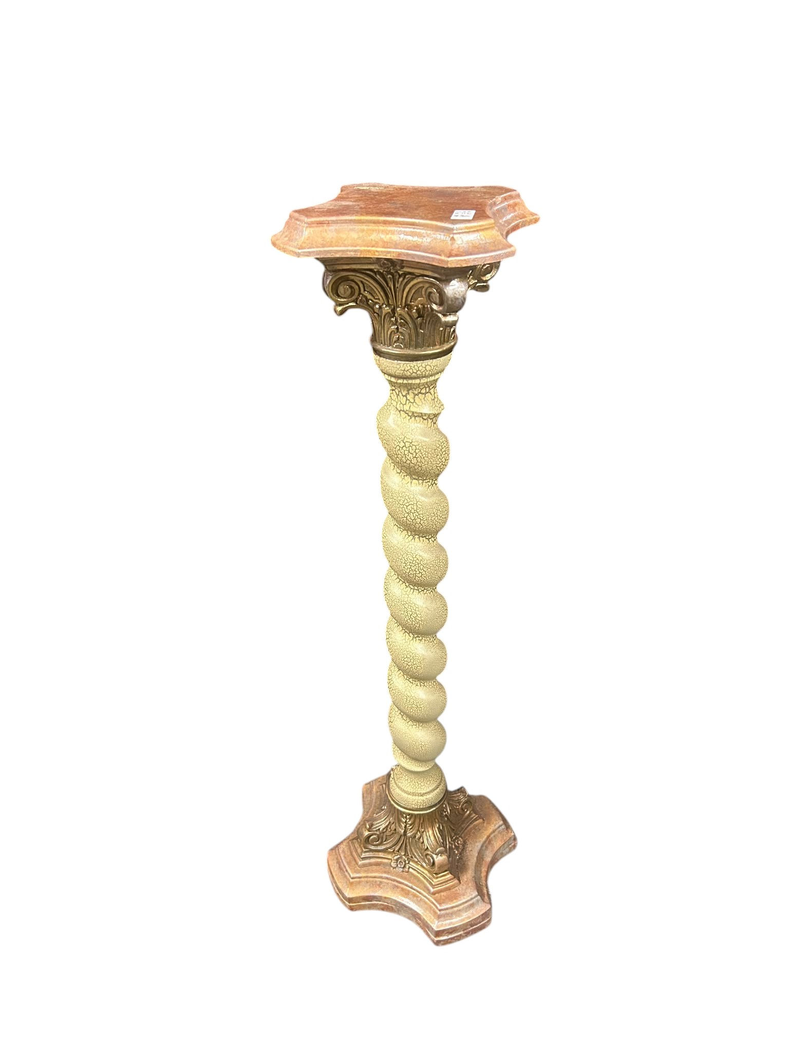 Decorative vintage pedestal