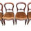 Thumbnail: Set of Antique Victorian Balloon Back Dining Chairs