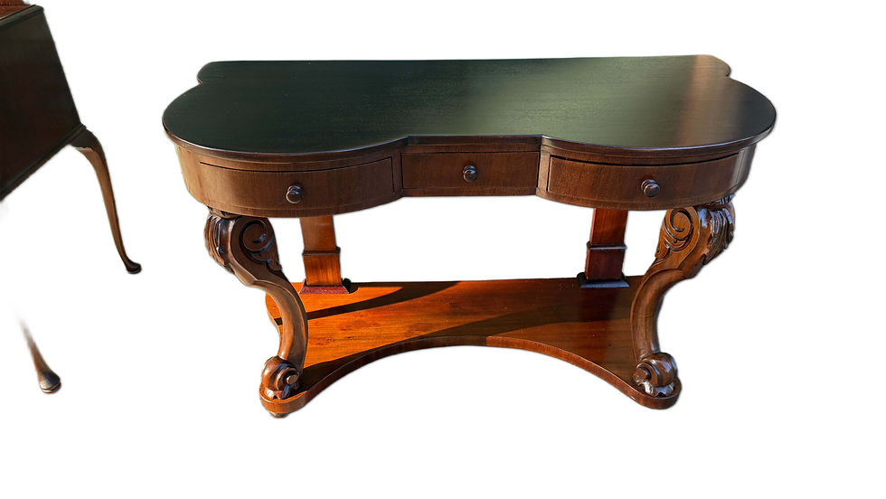 Thumbnail: Antique Victorian-Style Hall Table