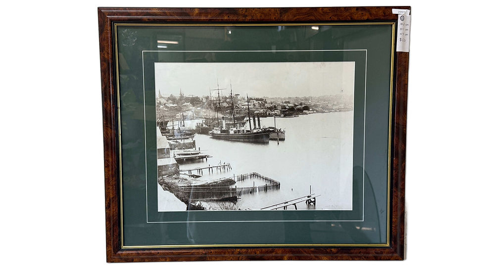 Thumbnail: 19th Century Working Harbor Print